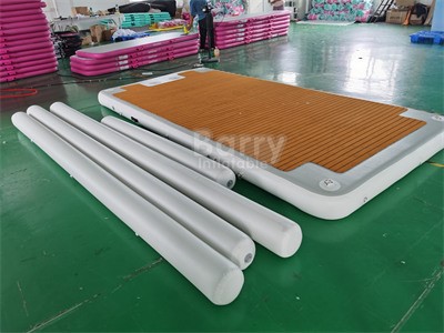 Inflatable Dock Deck Inflatable Floating Platform With Dock Bumpers For Sea
